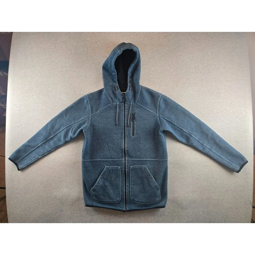 SALTY CREW Men's MARINERS Technical‎ Jacket - Teal Blue Heather Medium Fishing